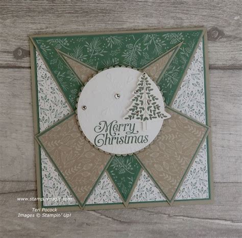 Stampin Up UK Demonstrator Teri Pocock Homemade Christmas Cards