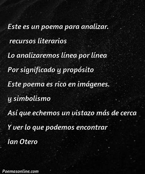 Cinco Mejores Poemas Para Analizar Recursos Literarios Poemas Online