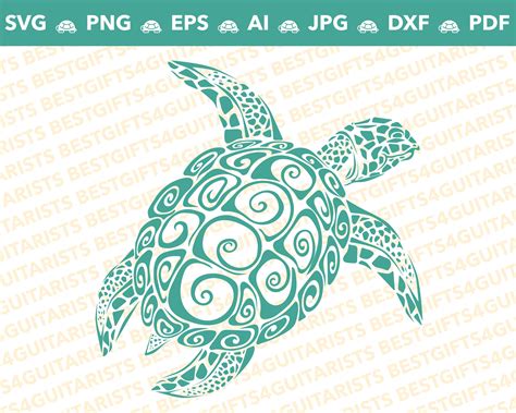 Sea Turtle SVG Sea Turtle PNG Sea Turtle Svg Png Dxf Eps Pdf