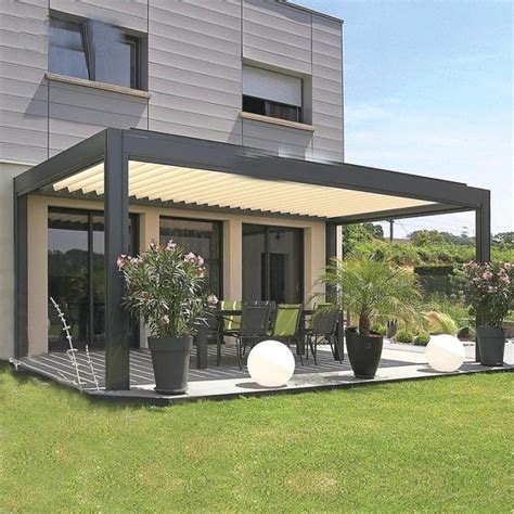 Electric Outdoor Motorized Pergola Waterproof Aluminium Pergola