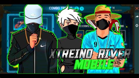 Free Fire Ao Vivo Xtreino Riverjogando Squad Rank River Mobile