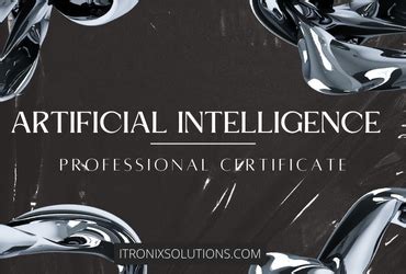 Artificial Intelligence Professional Certification ITRONIX SOLUTIONS