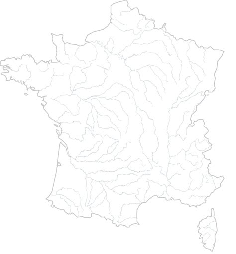 carte département france vierge Arouisse