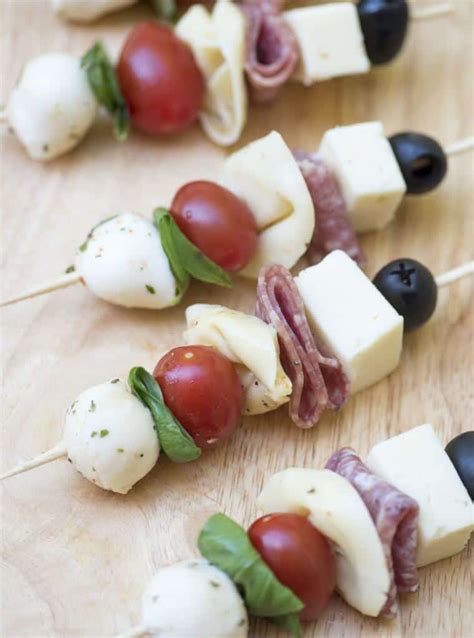 Antipasto Skewers An Easy Impressive Party Appetizer