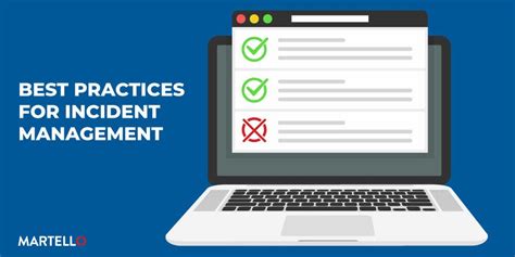 Best Practices For Incident Management A Checklist Martello Technologies