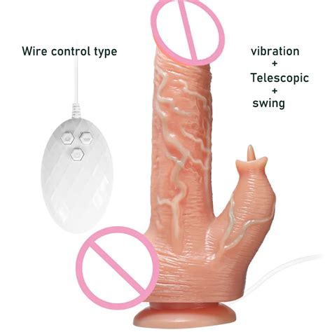 Vibrador Vibrador Retr Til Feminino Swing L Ngua Lambendo Clit Ris