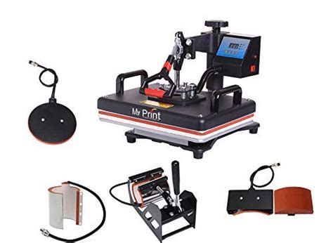 My Print Heat Press 5 In 1 Digital Multi Functional Sublimation Vinyl Printing Machine For T