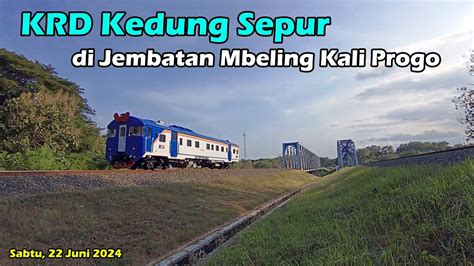 Berburu Kereta Api KRD Kedung Sepur Di Jembatan Mbeling Kulon Progo