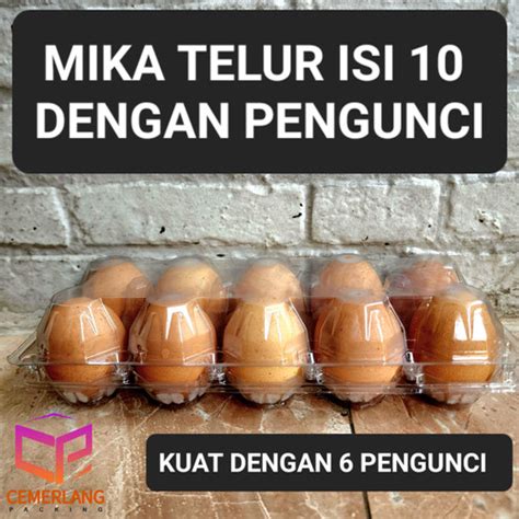 Jual Mika Telur Egg Tray Tray Telur Isi Butir Sudah Ada Pengunci