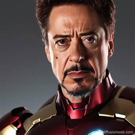 tony stark lookalike costume prompts stable diffusion