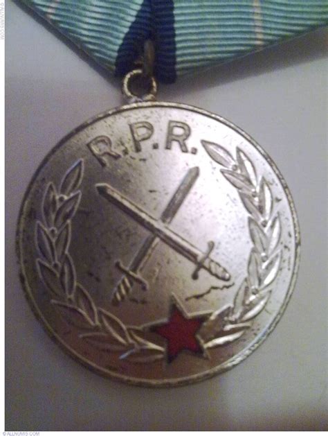 Medal of military merit, Military medals - Romania - Medal - 923