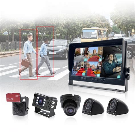 China 5 Channel 10 1 Inch BSD AI Blind Spot Warning Pedestrian