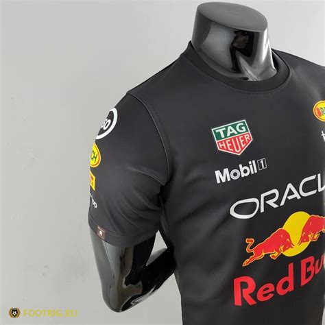 Футболка Формула-1 «F1» 2022 Honda Red Bull цвет черный RMU-92 ⚽️ ...