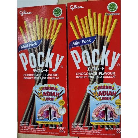 Jual Pocky Glico Biskuit Stik Rasa Coklat Strawberry G Shopee Indonesia