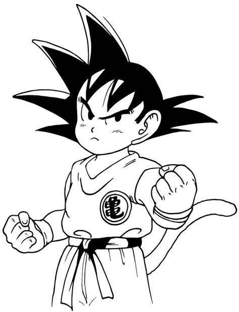 Dibujos Para Colorear De Goku 1 Goku Desenho Desenhos Desenhos De Images