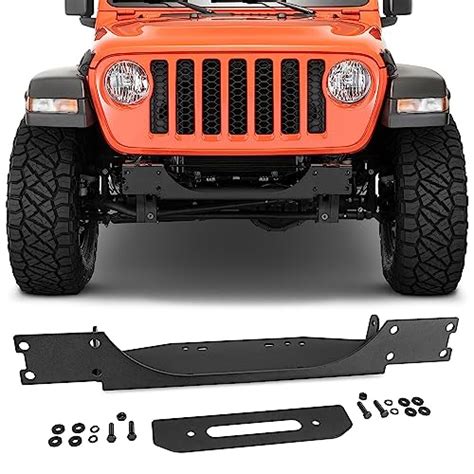 Quadratec Winch Mounting Plate Fits Jeep Wrangler Jl Jlu And Gladiator Jt 2018 2023 With Factory