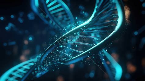 蓝色dna3d模型图片素材 正版创意图片402449658 摄图网