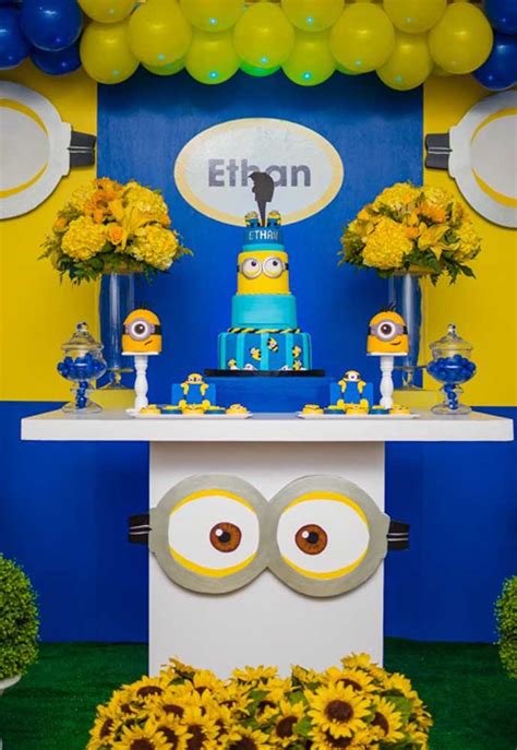 Festa Minions Op Es E Fotos De Decora O O Tema