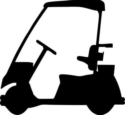 Golf Cart Silhouette Vector Art, Icons, and Graphics for Free Download