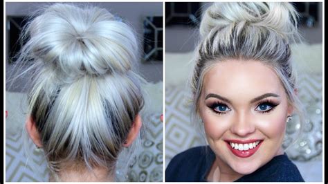 How To Perfect Messy Bun Youtube