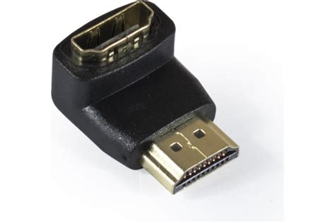 Переходник ExeGate HDMI-HDMI EX-HDMI90-FML 19M 19F, угловой ...