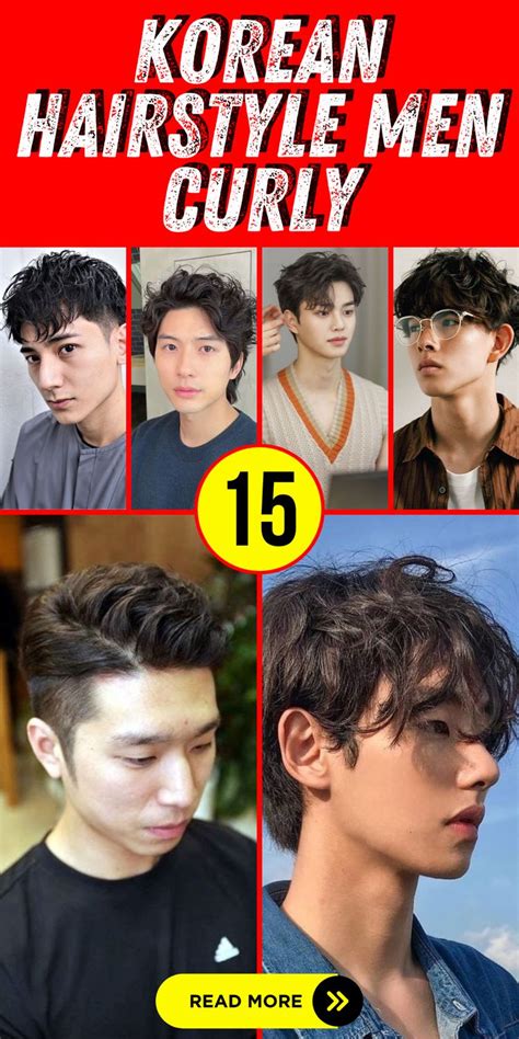 Medium Matters Korean Medium Curly Hairstyles For Men In Mens