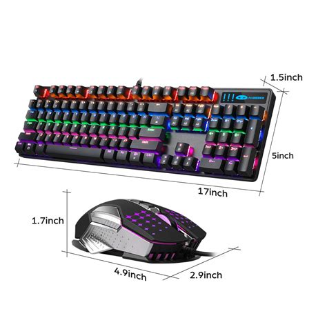 Buy Mechanical Gaming Keyboard And Mouse Combo Magegee Mk Storm