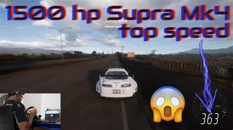 Hp Supra Mk Top Speed Forza Horizon Youtube