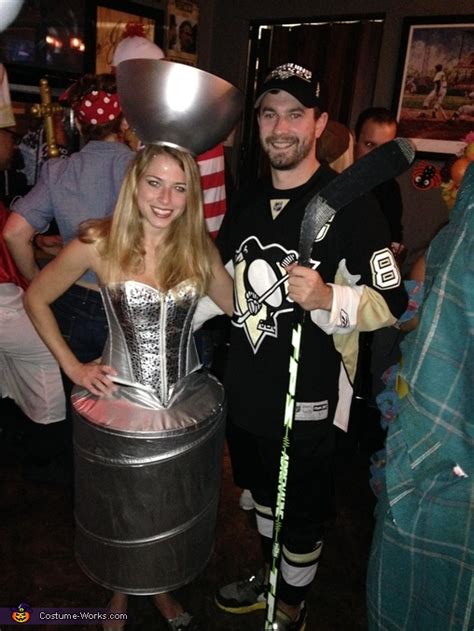 The Stanley Cup and Pittsburgh Penguins Player Costume