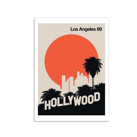 Poster Los Angeles 89 Wall Editions Hopono