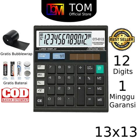 Jual Kalkulator Citizen Ct Digit Calculator Citizen Murah