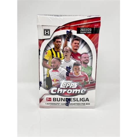 Topps Bundesliga Chrome Soccer 2022 23 Hobby Box