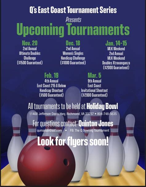 Qs East Coast Bowling Tournament Series - Southern TNBA & USBC Bowling ...