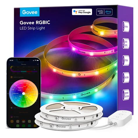 Buy Govee Smart Rgbic Led Strip Lights 656ft Alexa Led Light Strip