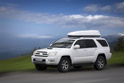 Toyota white car. stock photo. Image of spring, walks - 176526530