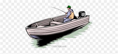 Fisherman In Boat Royalty Free Vector Clip Art Illustration Fishing