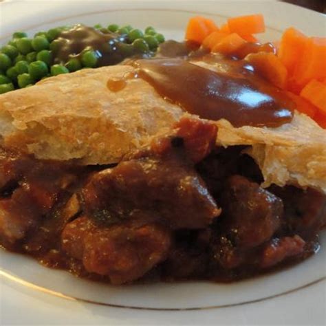 Steak, Guinness and Cheese pie with Puff Pastry Lid - Jamie at home