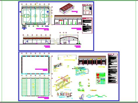 Centro De Esportes Em AutoCAD Baixar CAD 4 01 MB Bibliocad