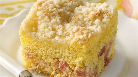 Rhubarb Coffee Cake Recipe