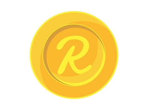 Cryptocurrency Reef Logo Gold Coin Graphic By Kembang Koll Studio