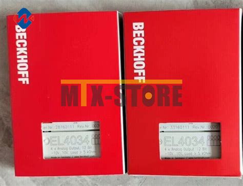 1PCS New In Box Beckhoff EL4034 EL 4034 PLC Moudule | eBay