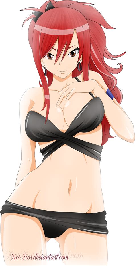 Erza Scarlet Bikini By Fiorfior On Deviantart