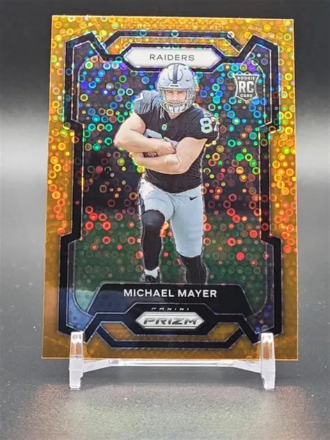 CARTE FOOTBALL RECRUE Michael Mayer 2023 Panini Prizm Orange Disco 361