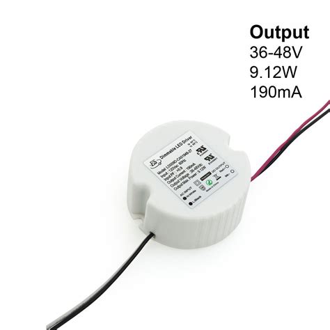 ES LD009D-CA01948-27 Constant Current LED Driver, 190mA 36-48V 9.12W m