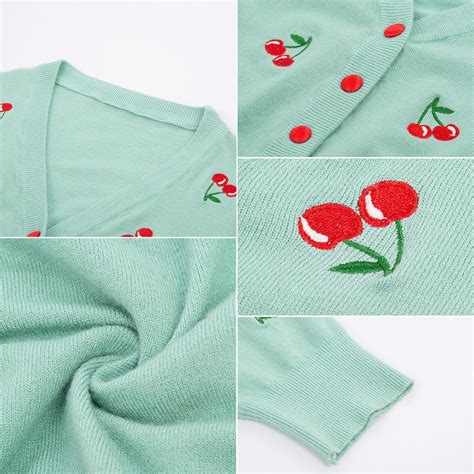 Cherry Cardigan Mint Cybershop Australia