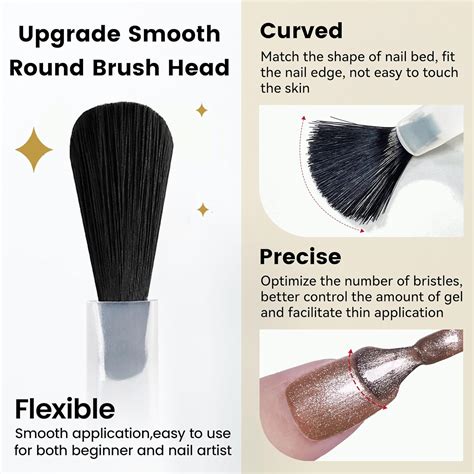 Ytd Likomey Brocade Glitter Nude Esmalte De U As De Gel Onzas L Quidas Color Blanco