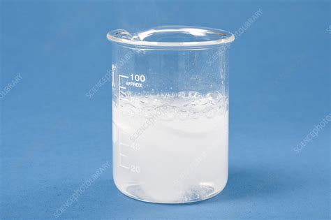 Magnesium Reacting With Acid Stock Image C Science Photo