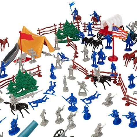 Civil War Army Men Toy Soldier Action Figure Playset -100 Pieces ...