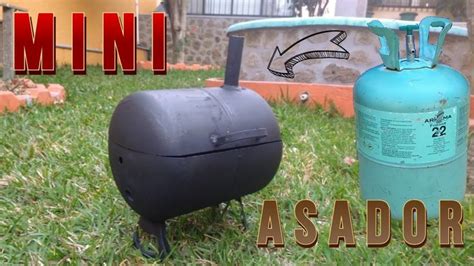 Mini Asador Con Tanque De Gas Refrigerante YouTube Tanque De Gas