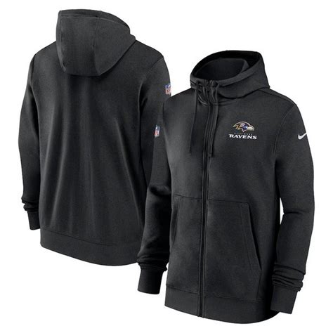 Ravens 2023 Sideline Club Performance Full-Zip Hoodie – US Sports Nation